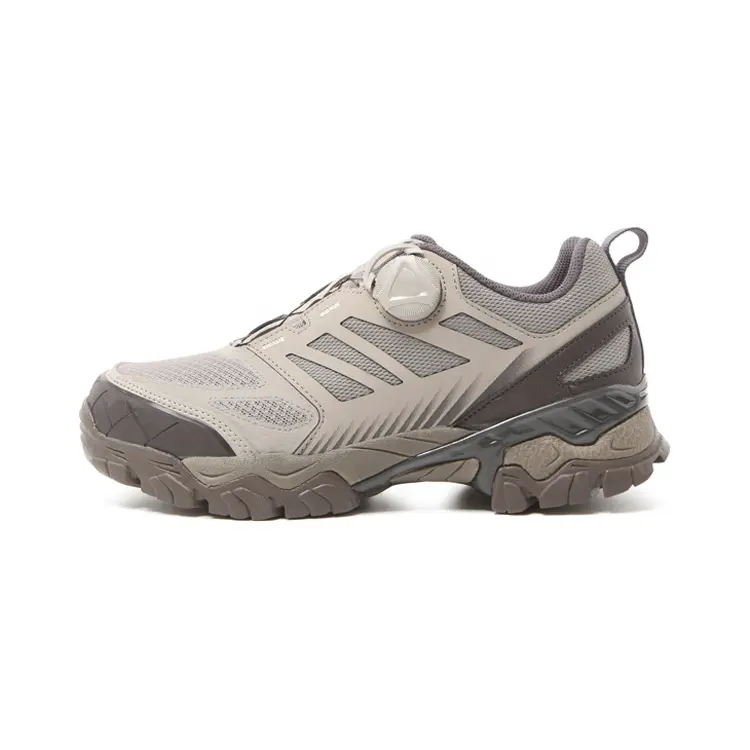 Wholesale Custom LOGO Low Cut Fashion Rotating Button Safety Sneaker Men's Outdoor Trail Hiking Shoes